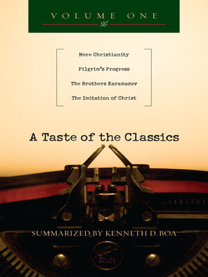 cover image of A Taste of the Classics, Volume 1
